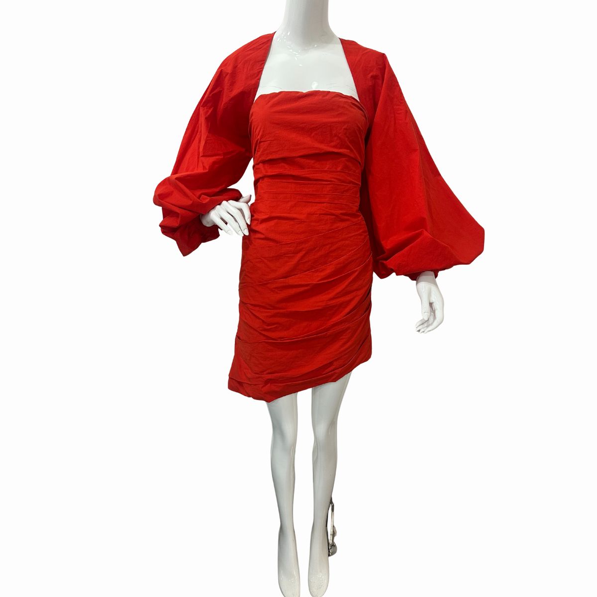 Johanna Ortiz Immerse Yourself Removable Sleeve Mini Dress
