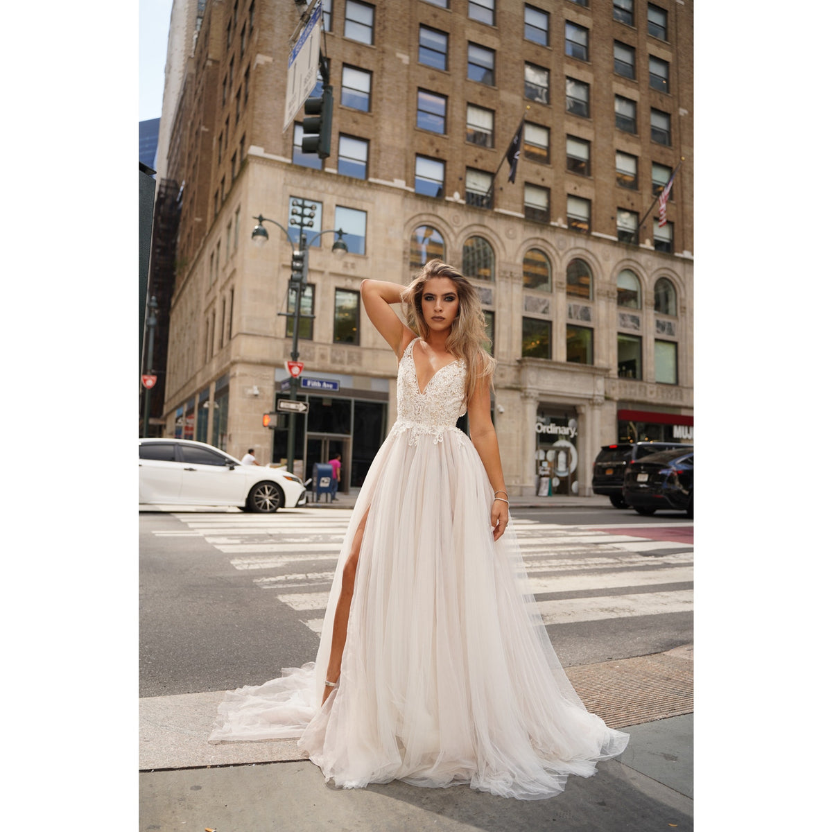 Donata by Rosa Clará Lace Tulle A-Line Wedding Dress