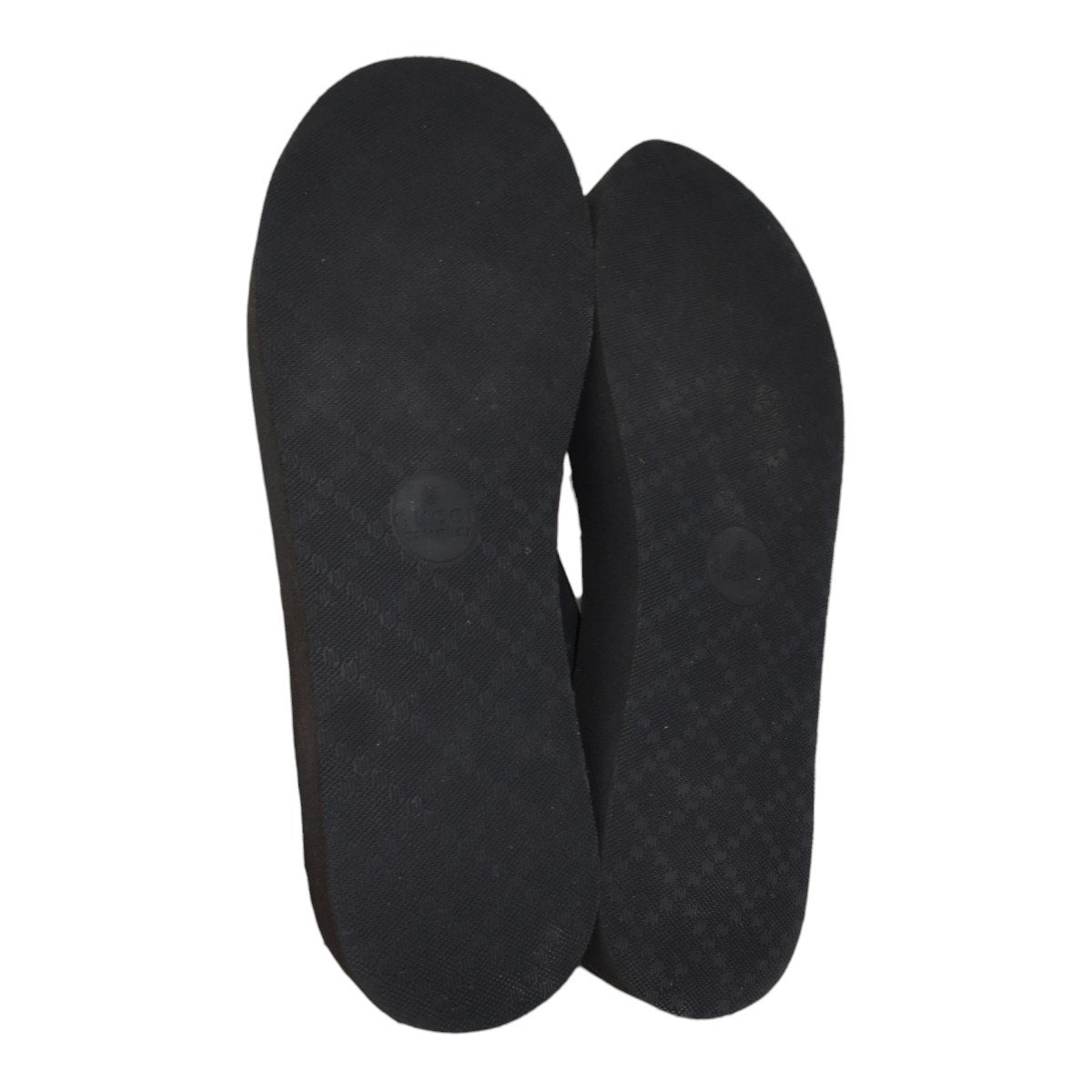 Gucci Rubber Chevron GG Logo Slip On Platform Flip Flops