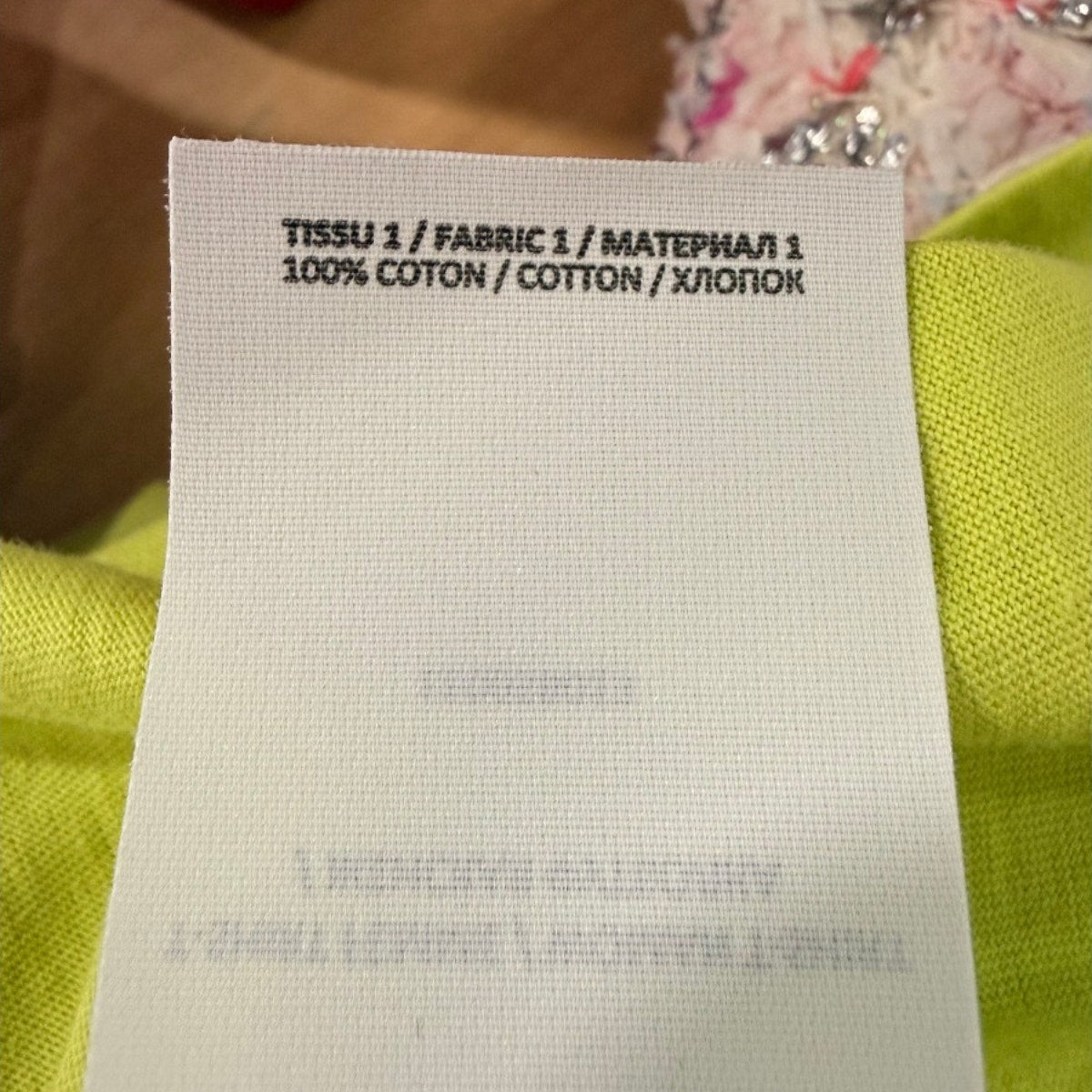 Balmain Cotton Cropped Short Sleeve T Shirt Neon Yellow Women's Size XS