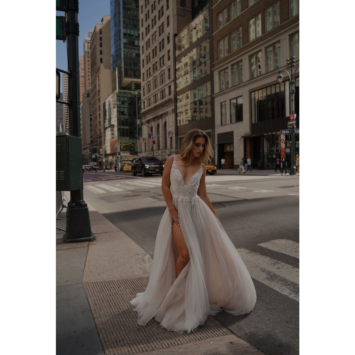 Donata by Rosa Clará Lace Tulle A-Line Wedding Dress