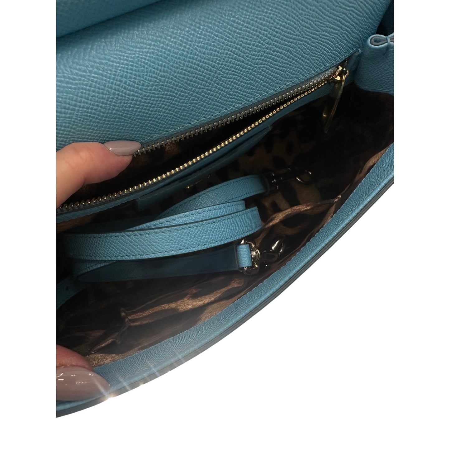 Dolce & Gabbana Leather Dauphine Miss Sicily Tote Bag