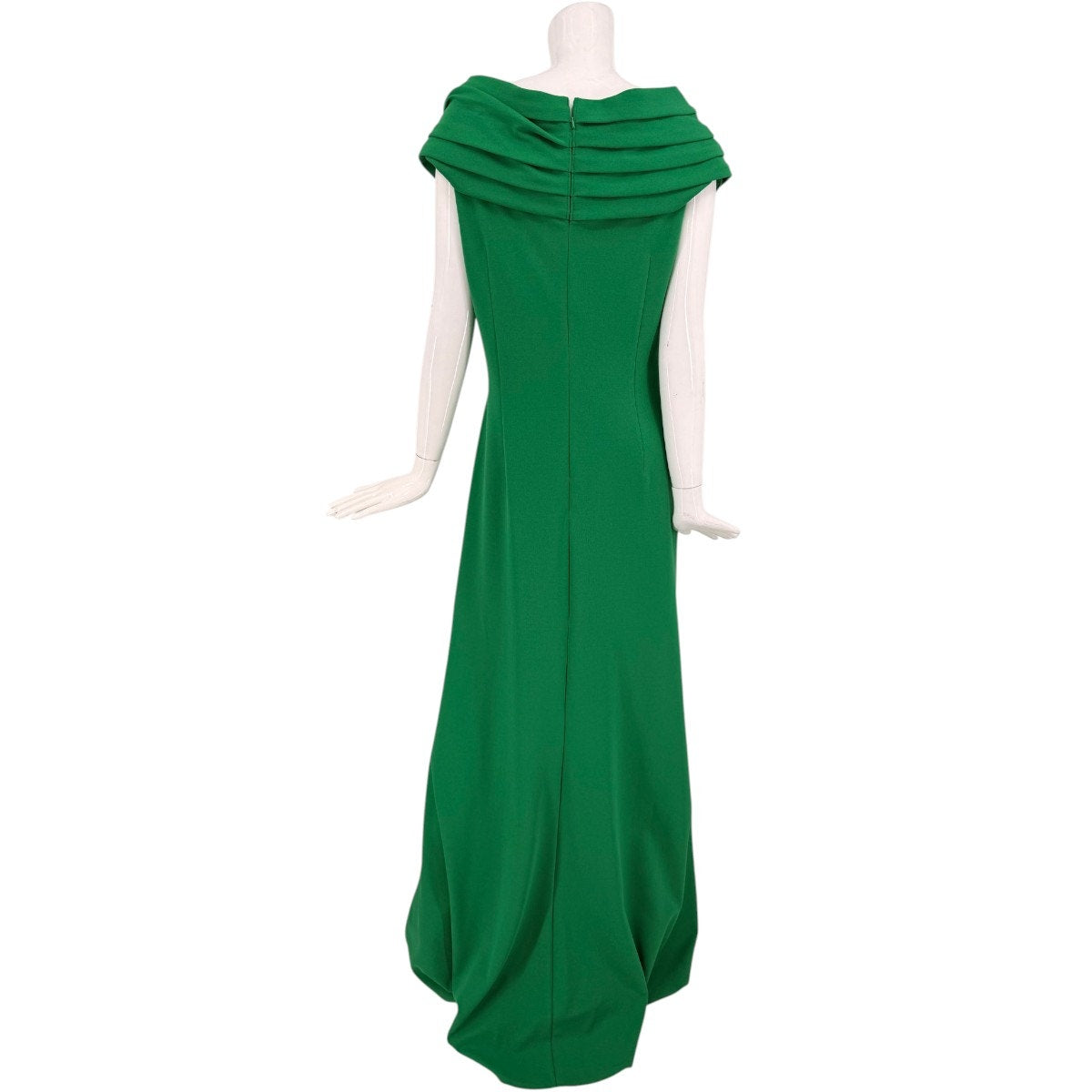 Tadashi Shoji Talise Waterfall Flounce Gown