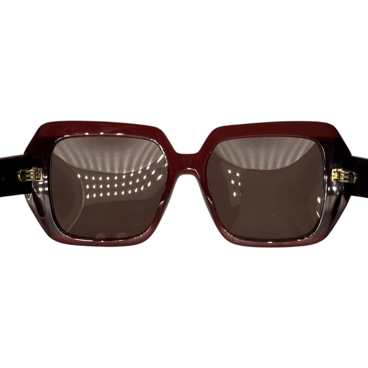 Salvatore Ferragamo SF2081S Bordeaux Square Sunglasses Women's 56-17-145