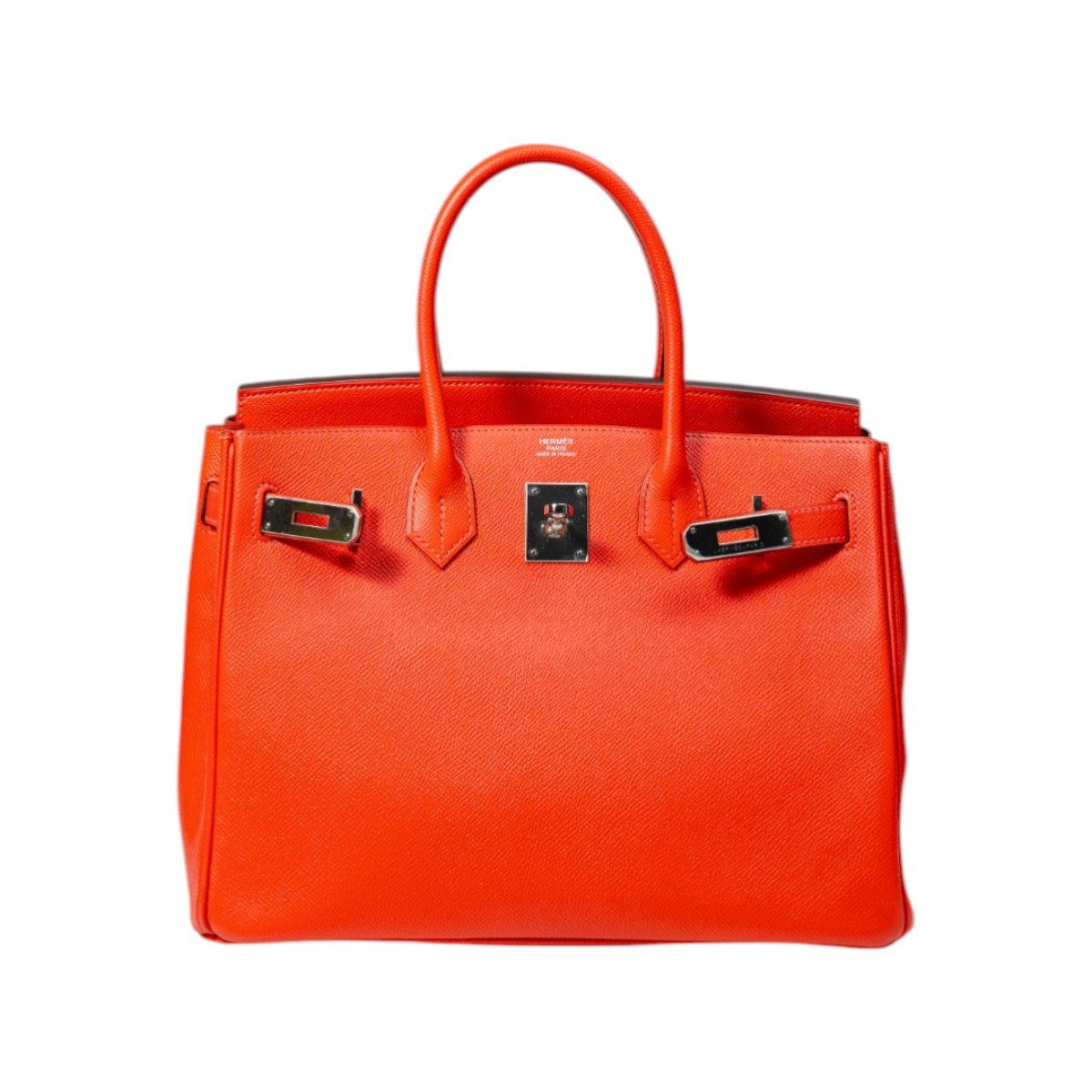 HERMES BIRKIN Clemence Leather PHW Rose Jaipur Size 35