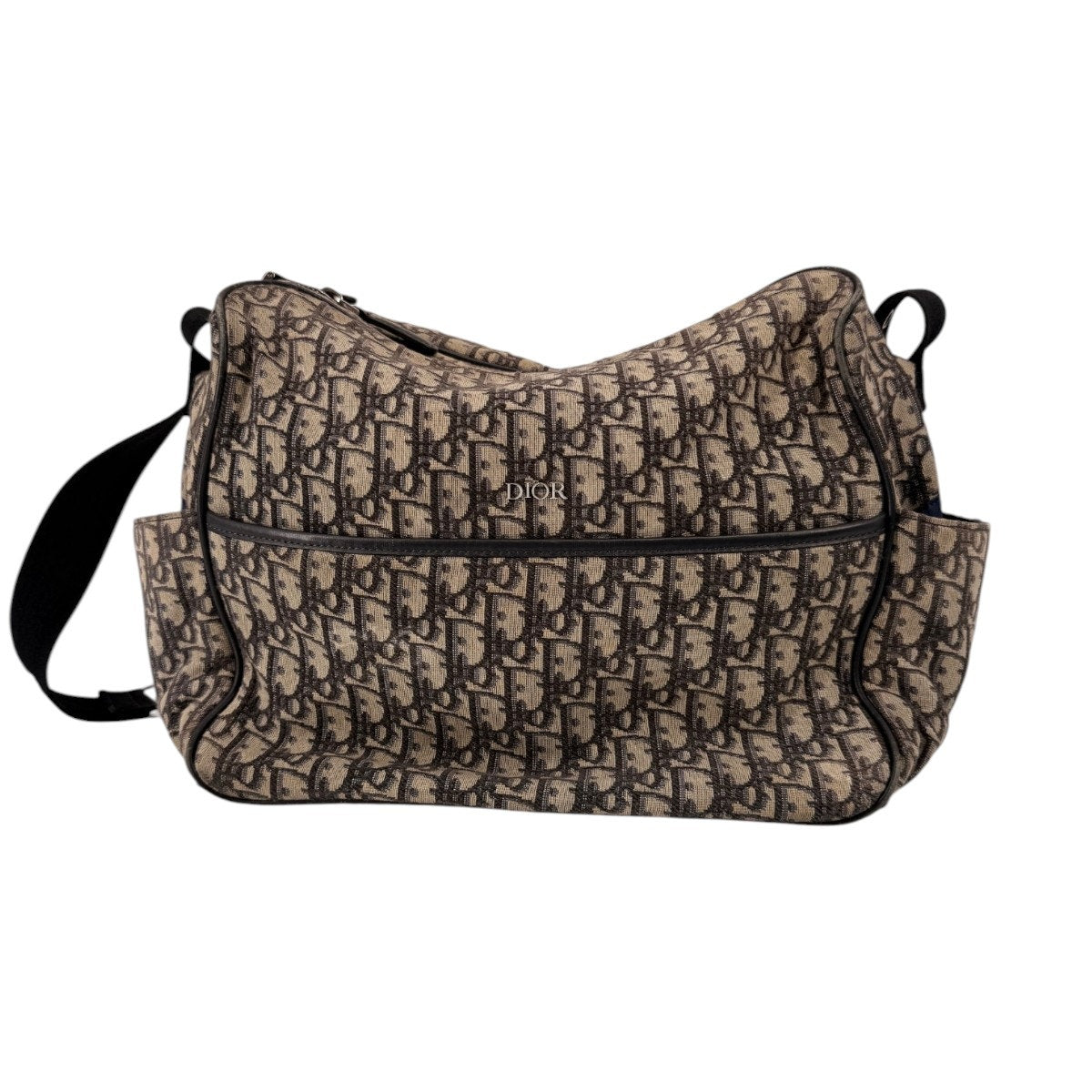 Christian Dior Diorissimo Oblique Jacquard Canvas Diaper Shoulder Bag
