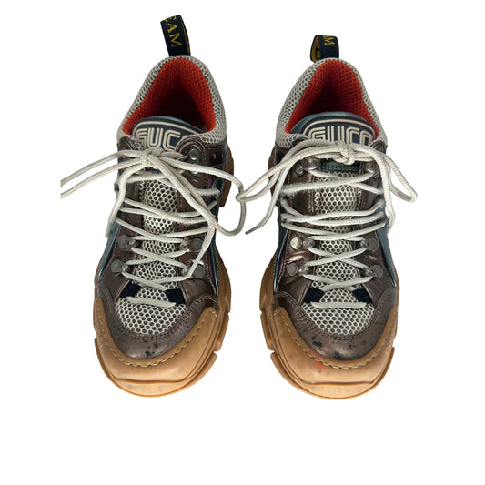 Gucci Leather Flashtrek Trainer Sneakers