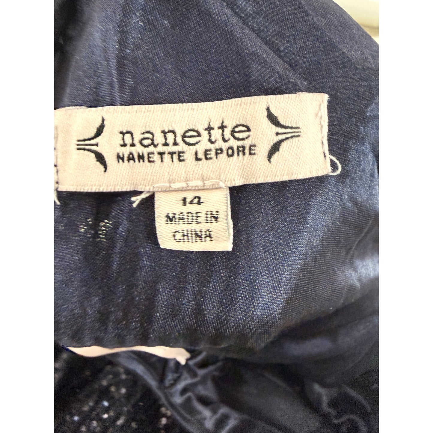 Nanette Lepore Sequined Long Sleeve Mini Dress