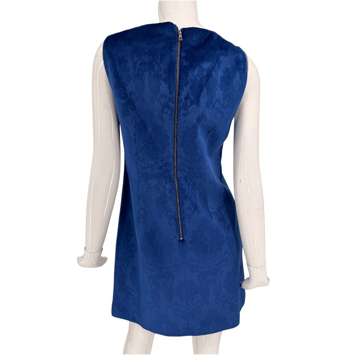 Alice + Olivia Velvet Clyde Printed Sleeveless Mini Dress