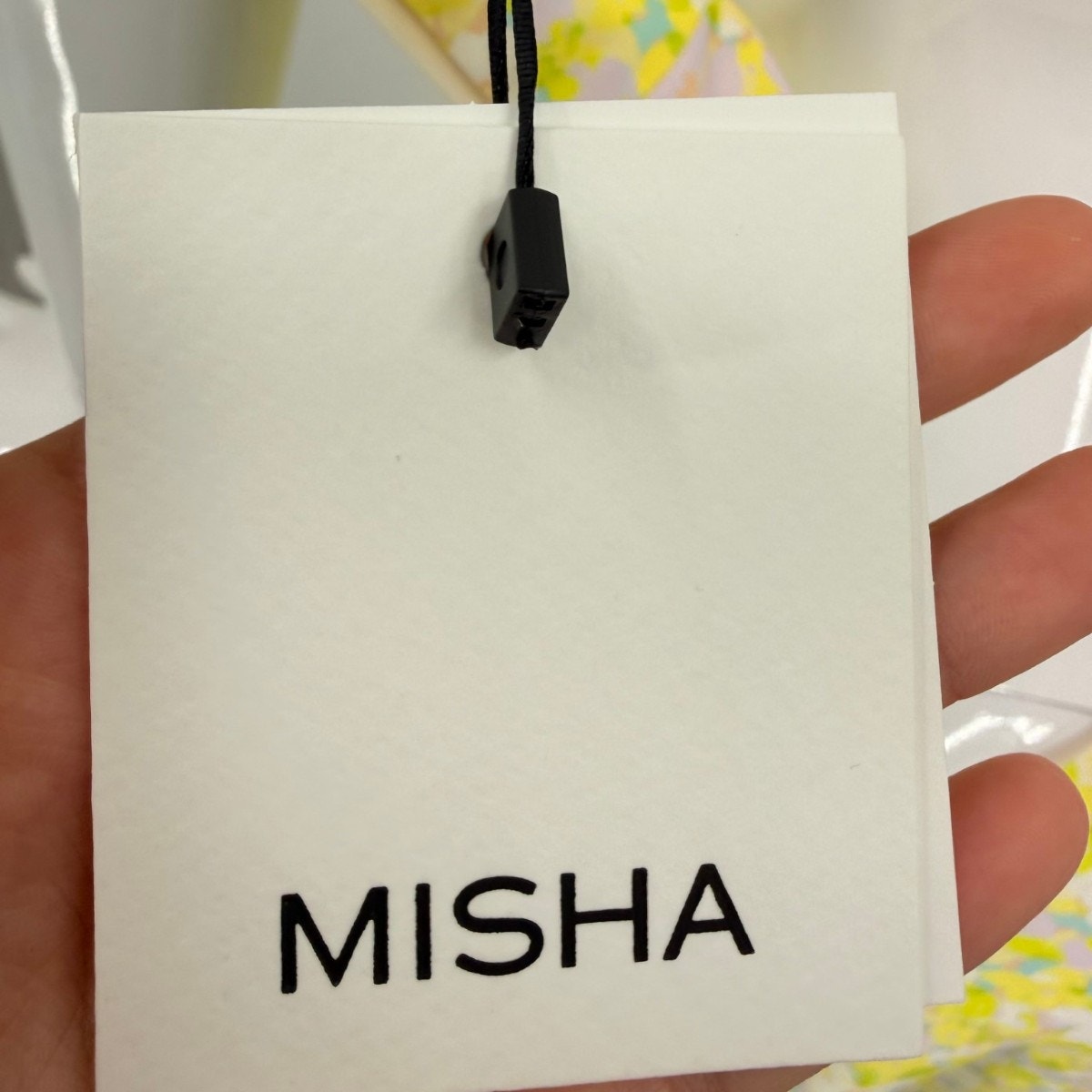 Misha Summer Ditsy Print Everlyn Front Tie Cut-Out Midi Dress
