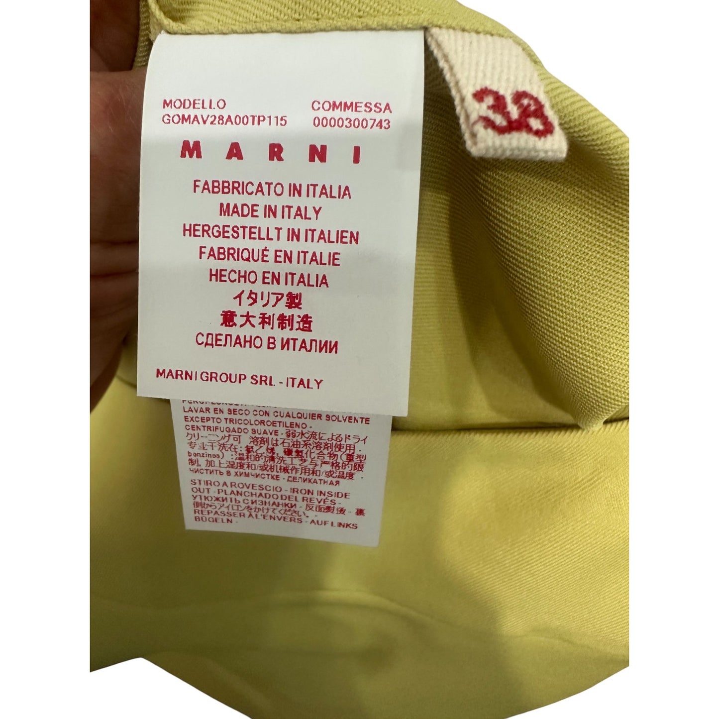 Marni Asymmetric Tulip Paneled Twill A-Line Midi Skirt