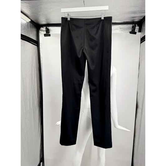 Vivienne Tam Black Mid-Rise Tailored Straight Leg Trousers Pants Women's Size 1