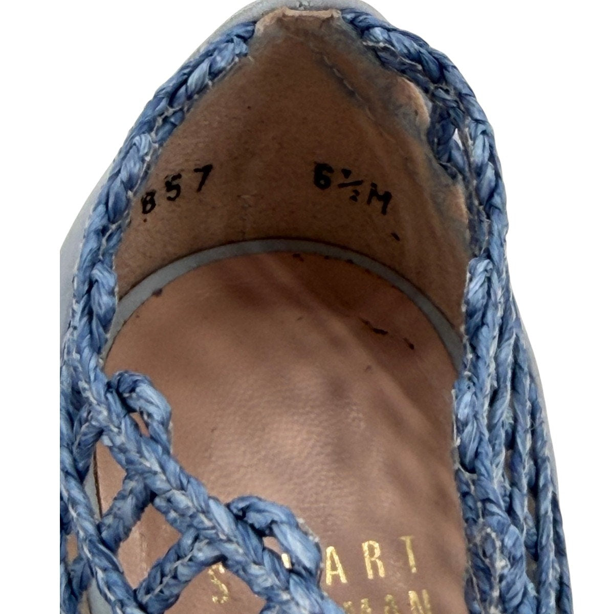 Stuart Weitzman Suede Rope Lace Up Open Toe Heeled Sandals