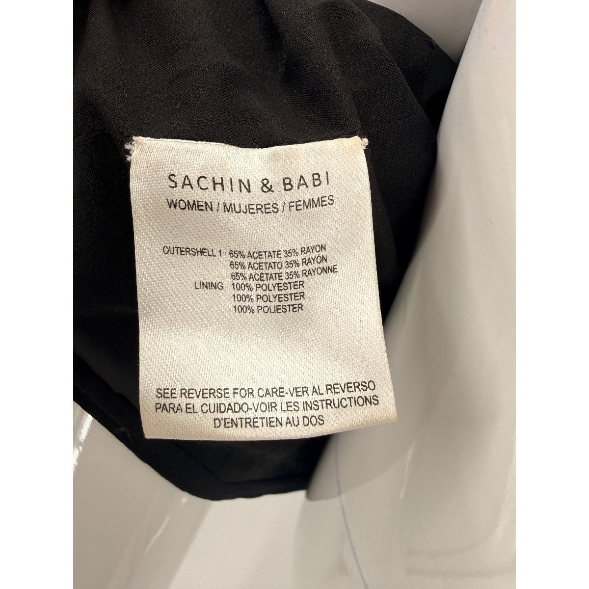 Sachin & Babi Noir Velvet Sleeveless Back Zip Cropped Top
