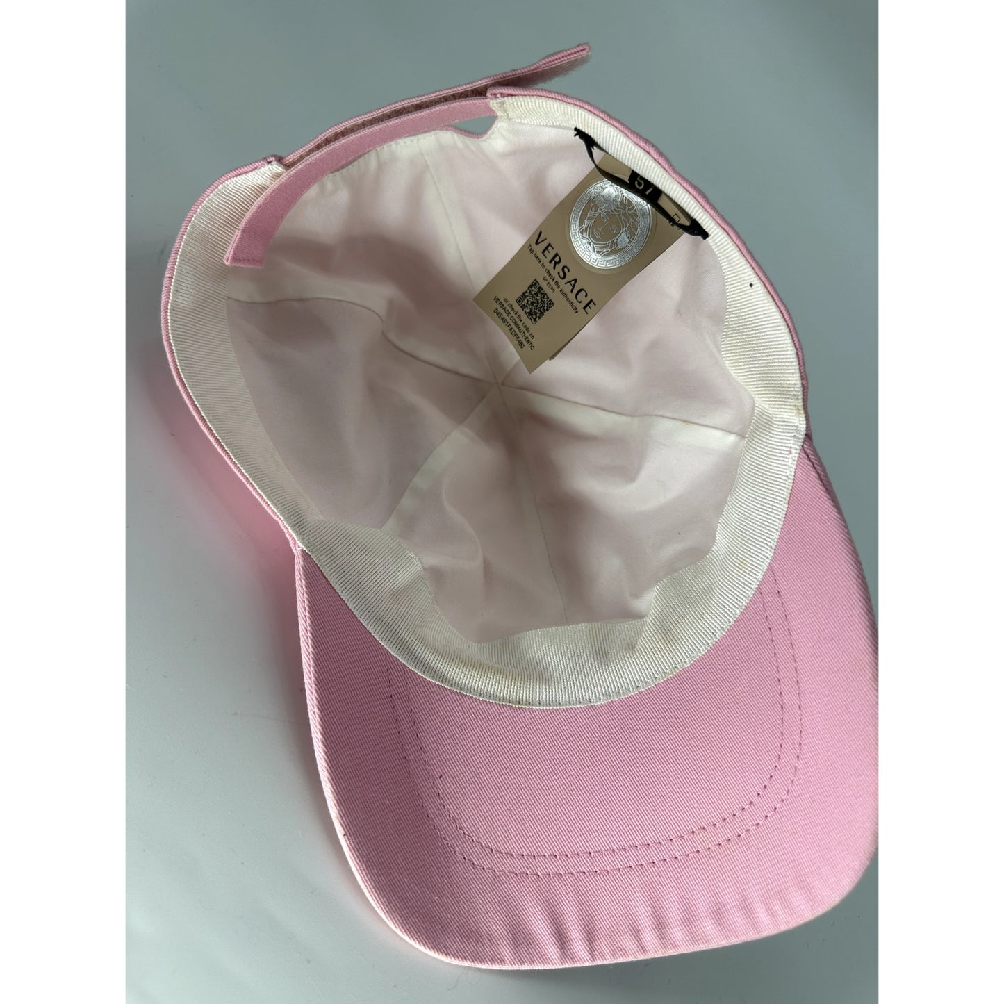 Versace Gianni Signature Logo Embroidered Baseball Cap