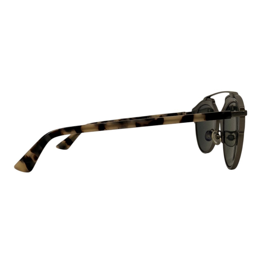 Christian Dior So Real Ruthenium Black Modern Aviator Sunglasses Women's