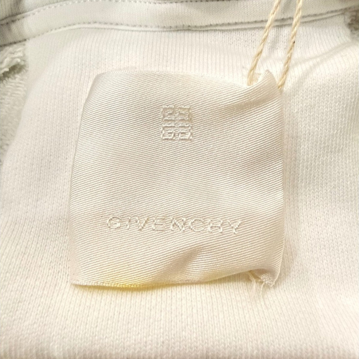 Givenchy Cropped 4G Logo Cotton Long Sleeve Pullover Hoodie
