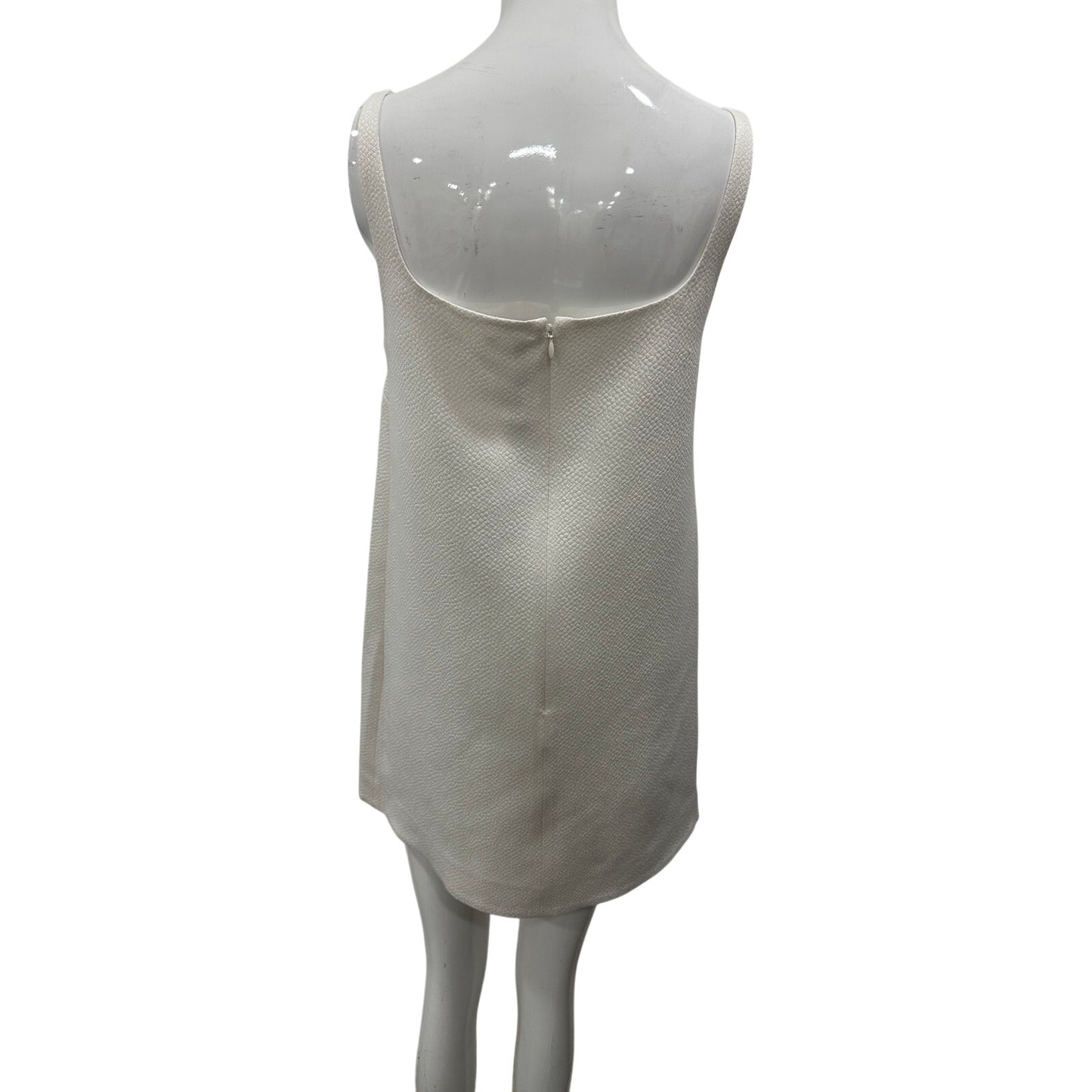 Alexis Prisma Textured Shift Mini Dress Off White Women's Size Medium NWT