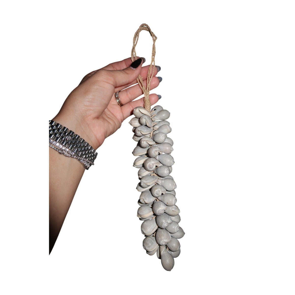 Handcrafted Balinese Shell Door Hanger Boho Natural Seashell Door Charm OS