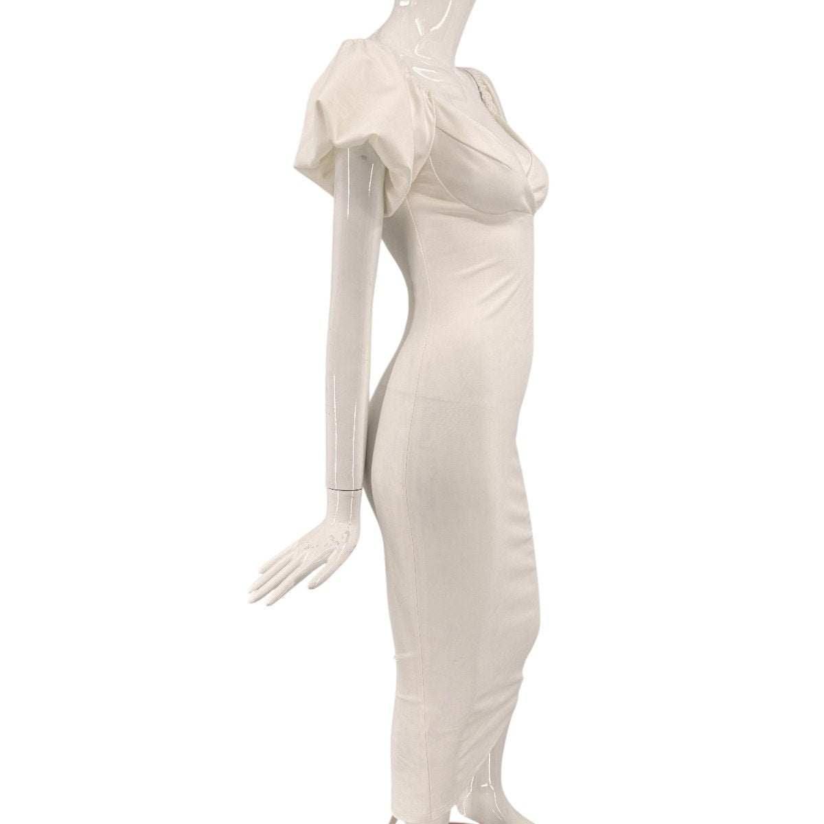 Abyss by Abby Natalia Off Shoulder Sheath Midi Dress