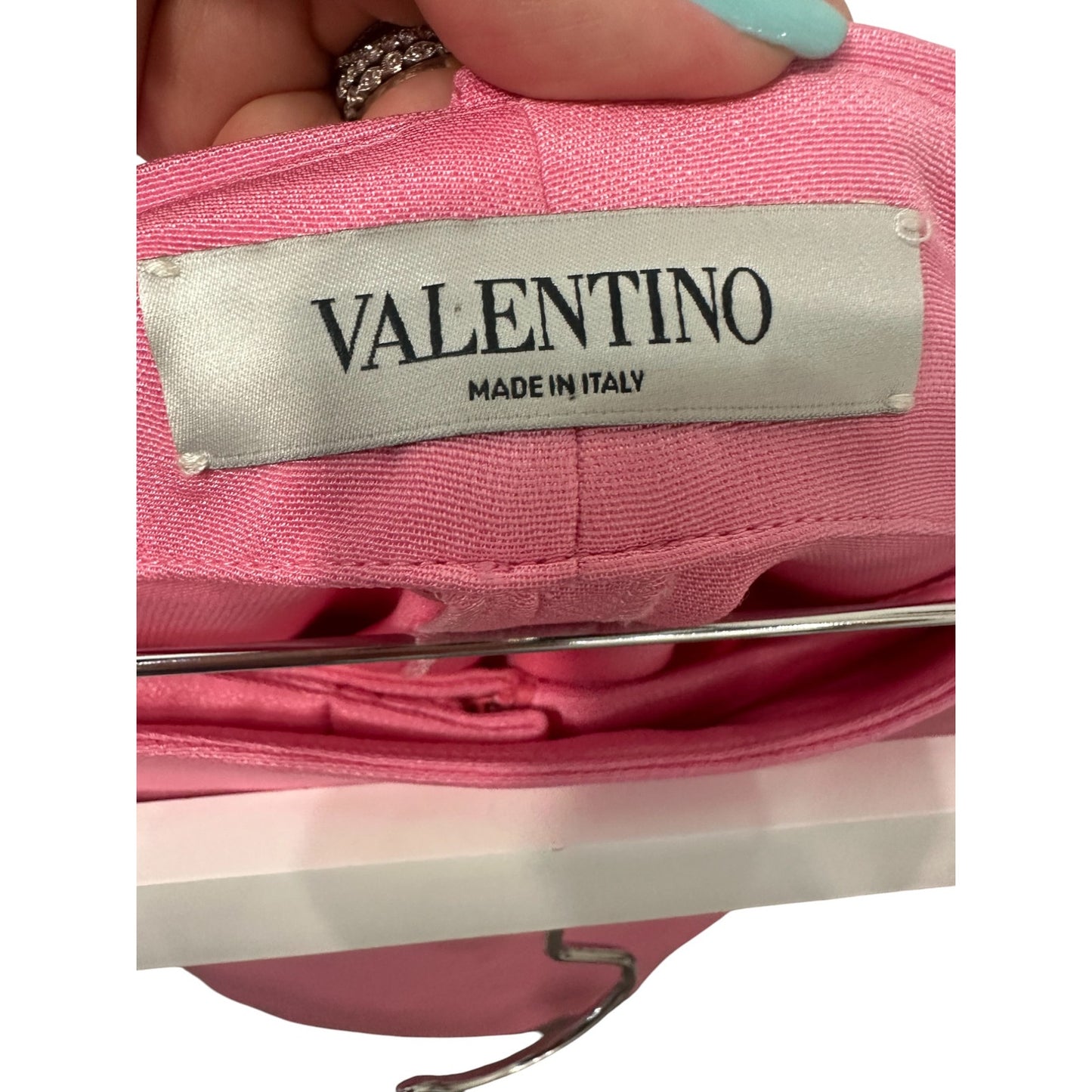 Valentino Garavani Wool-Blend Skirt-Effect Crepe Shorts