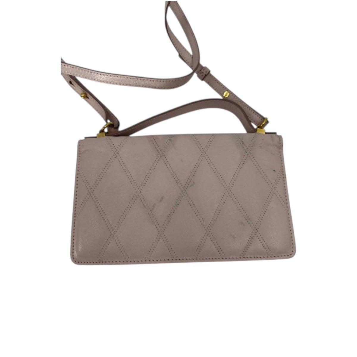 Givenchy Leather Quilted GV3 Strap Wallet Crossbody Bag