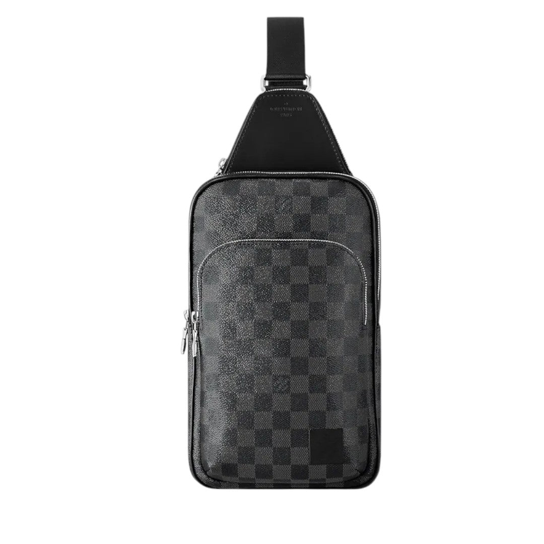 Louis Vuitton Damier Graphite Avenue Sling Body Bag Black