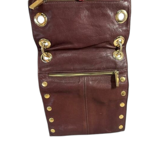 Hammitt Montana Leather Reversible Crossbody Bag Brown