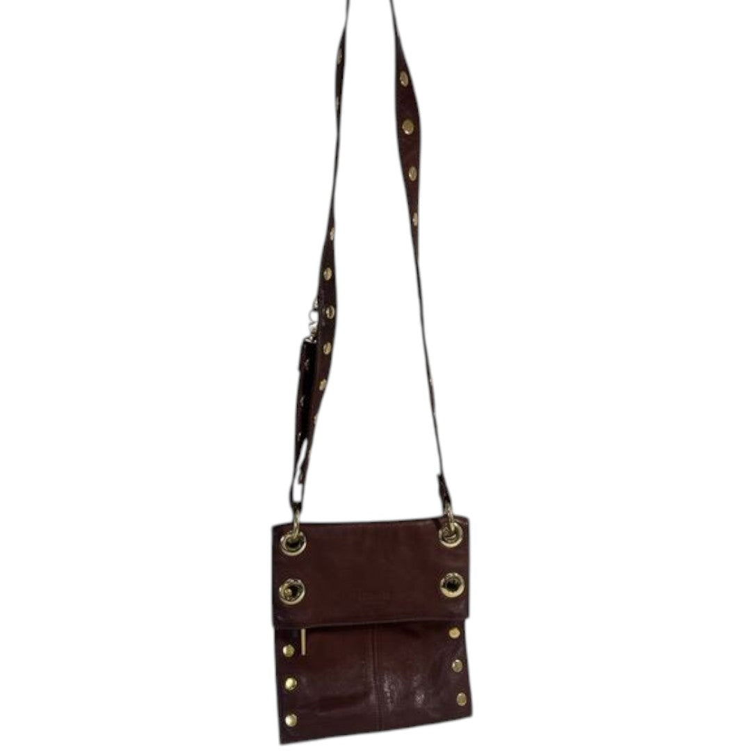 Hammitt Montana Leather Reversible Crossbody Bag Brown