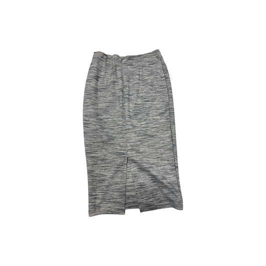 Olivaceous Grey Stretch Knee-Length Straight Pencil Skirt Women's Size Medium