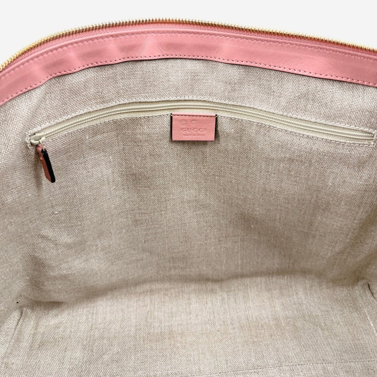 Gucci Leather Microguccissima Tote Bag