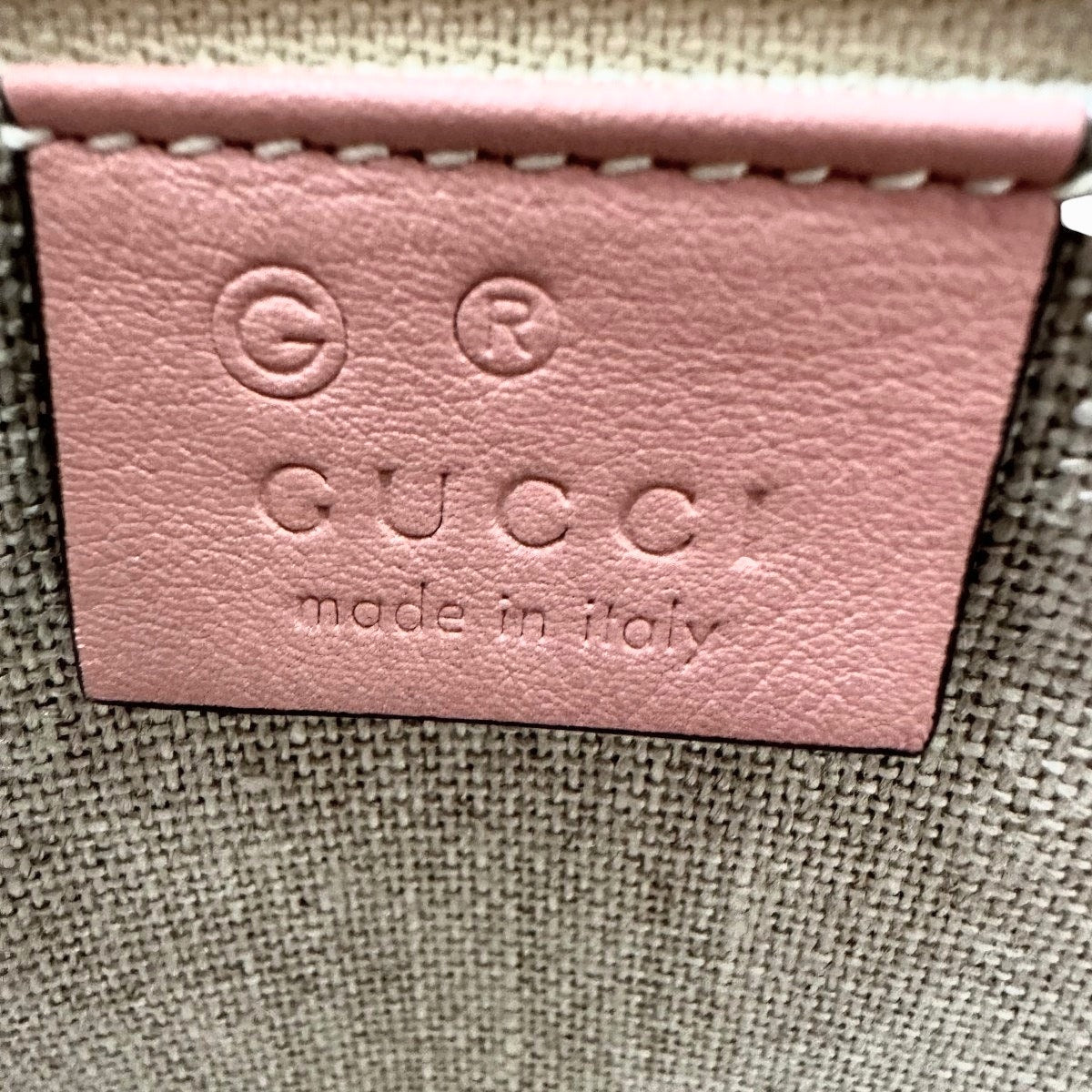 Gucci Leather Microguccissima Tote Bag
