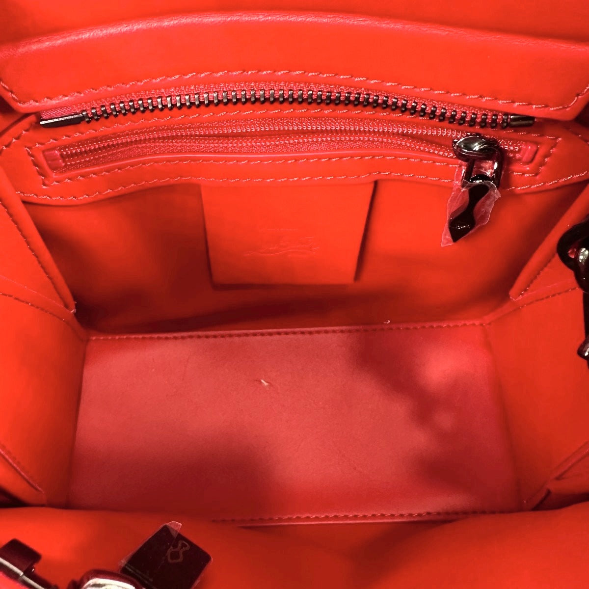 Christian Louboutin Leather Rockstud Paloma Mini Handbag