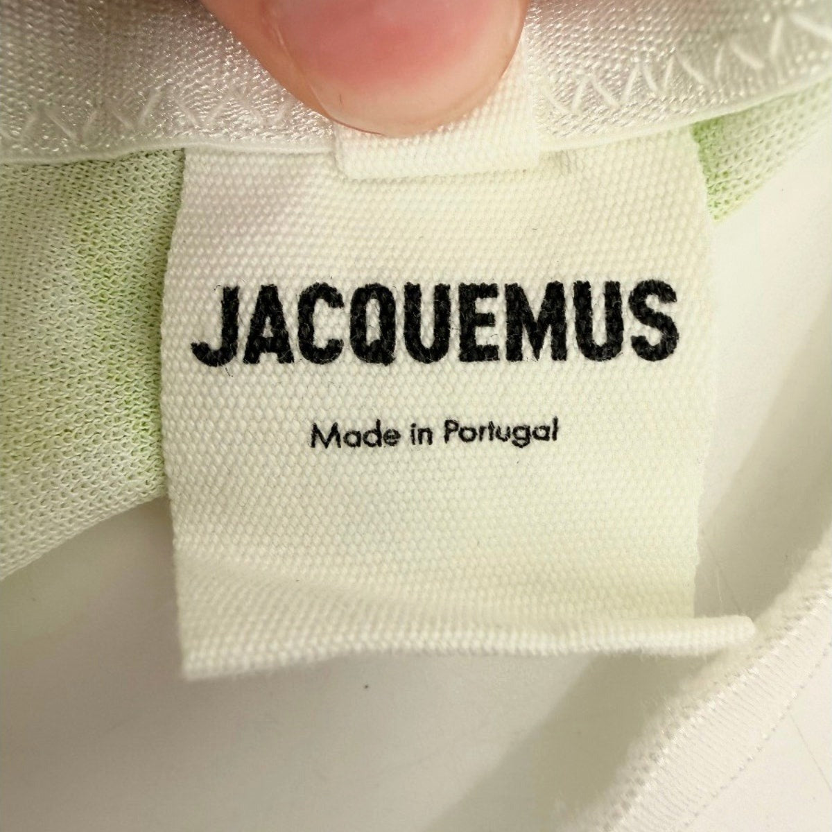 Jacquemus Melo Gingham Stretch Jersey Sports Bra