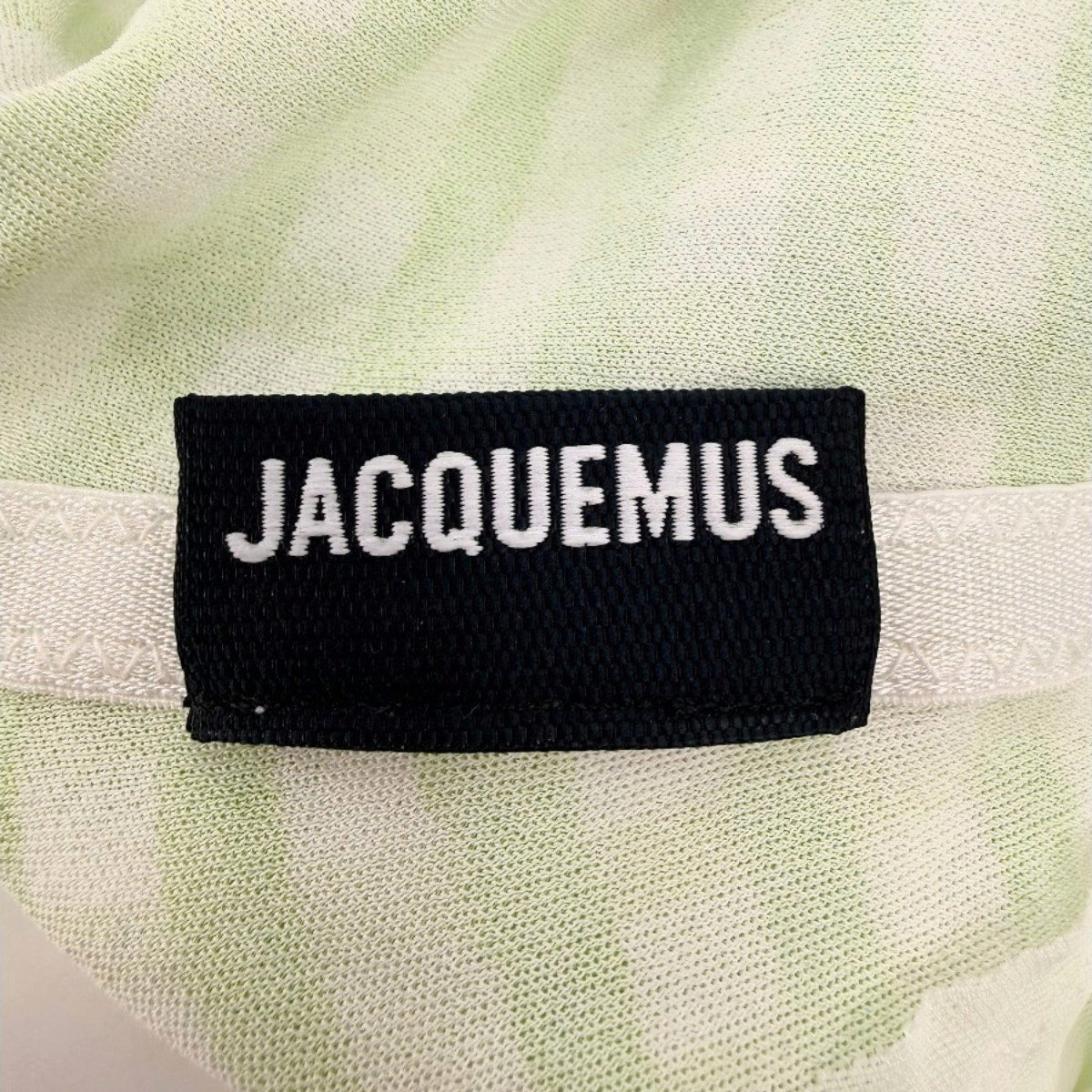 Jacquemus Melo Gingham Stretch Jersey Sports Bra