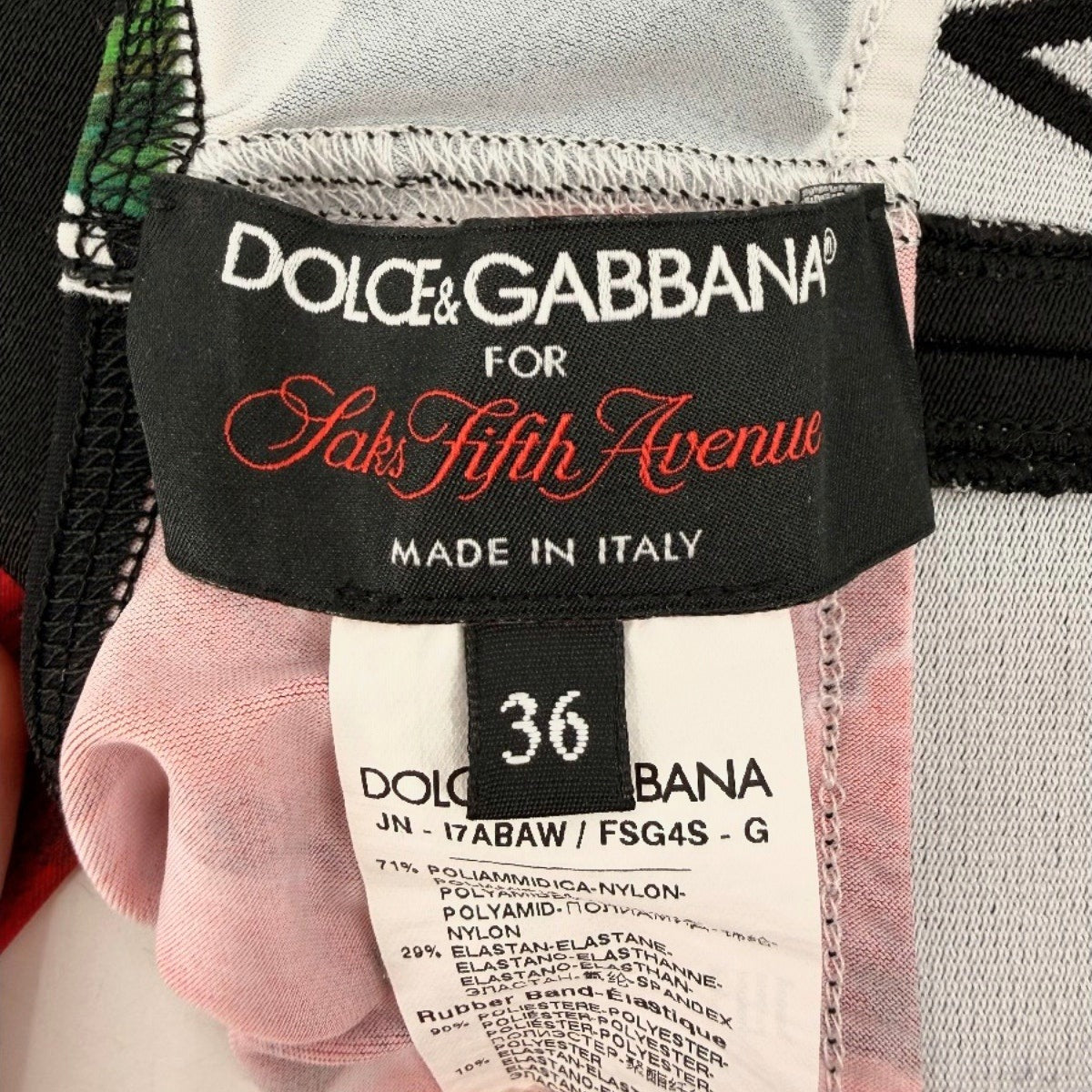 Dolce & Gabbana Floral Zebra Print Sports Bra