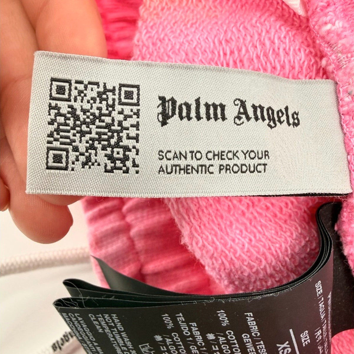 Palm Angels Cotton Tie-Dyed Logot Draw String Sweatshorts