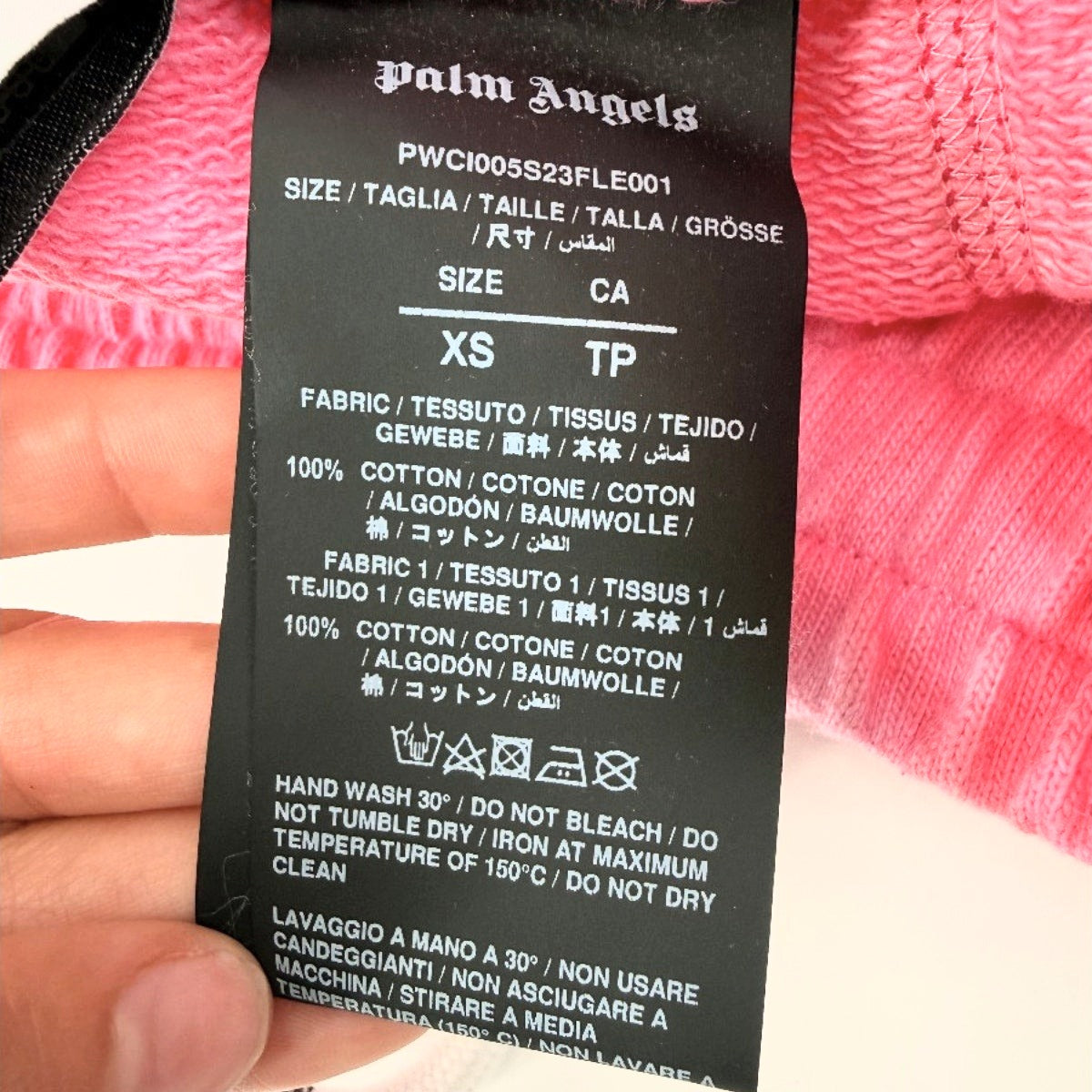 Palm Angels Cotton Tie-Dyed Logot Draw String Sweatshorts