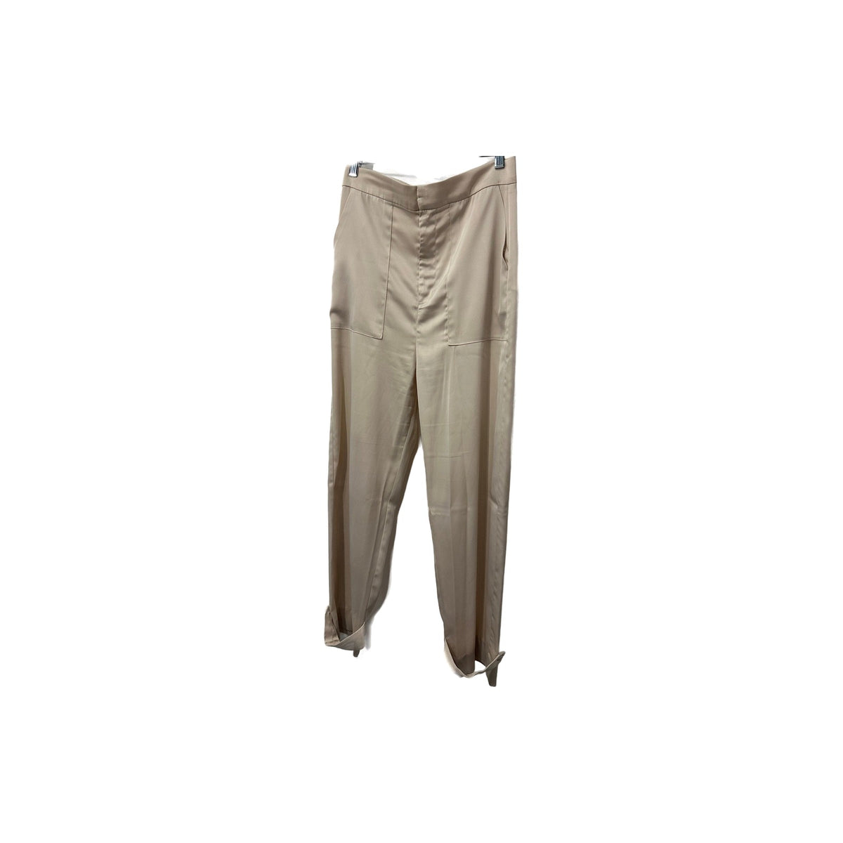 NonChalant Label Collared Crop Top Tapered Cargo Pants Beige Women's Size S/M