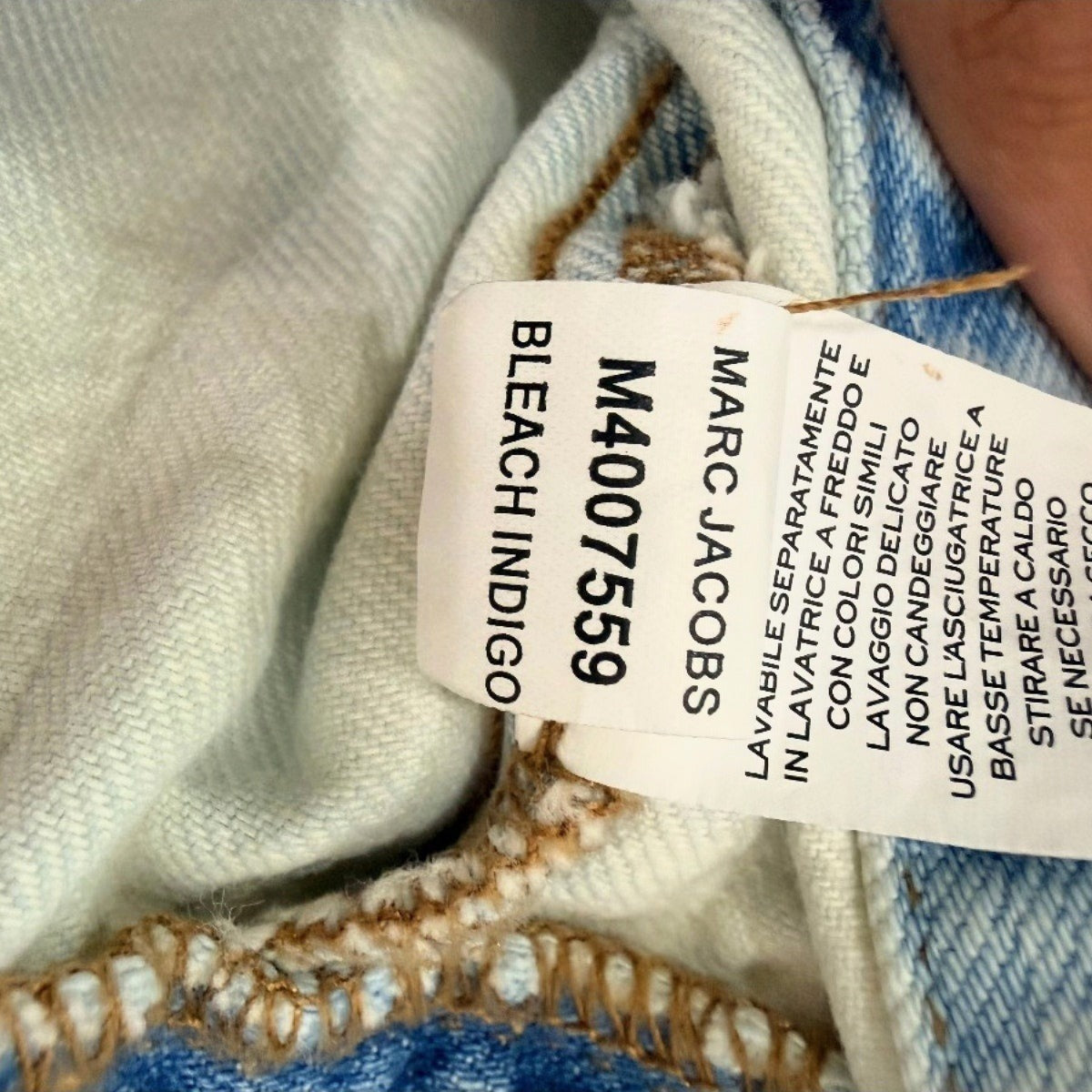 Marc Jacobs Cotton Oversized Cropped Denim Jacket
