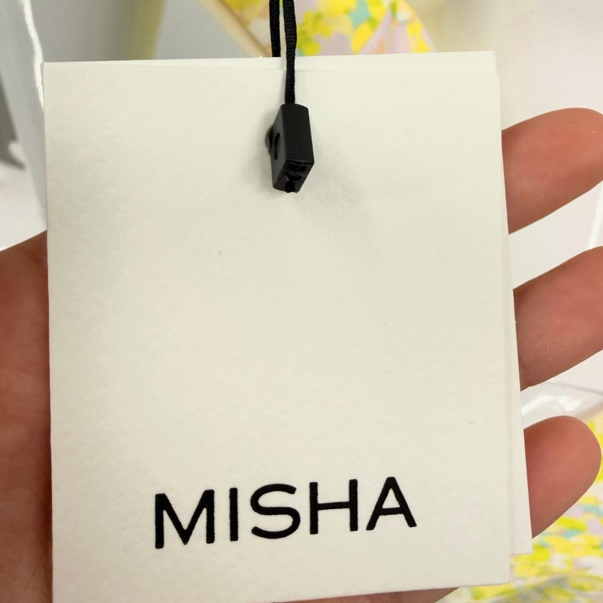 Misha Summer Ditsy Print Everlyn Front Tie Cut-Out Midi Dress