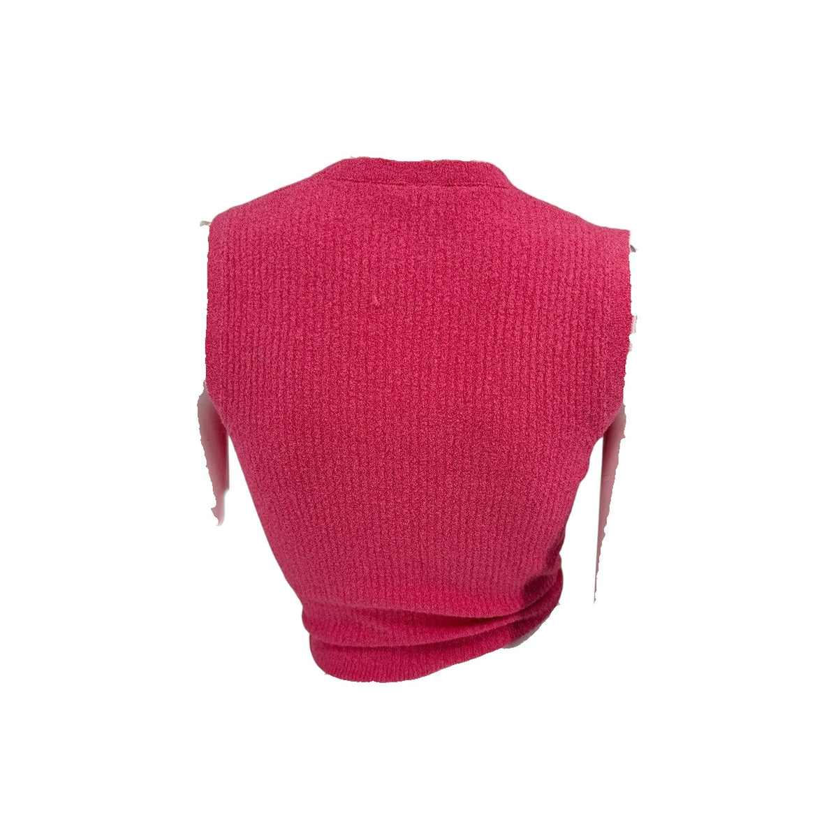 Jacequemus Cotton Blend Knit Le Haut Noué Knotted Sweater Vest