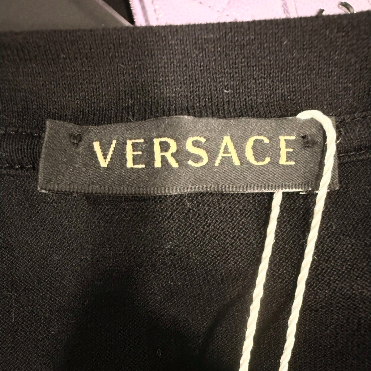 Versace Cotton Graphic Logo Versace With Love T-Shirt