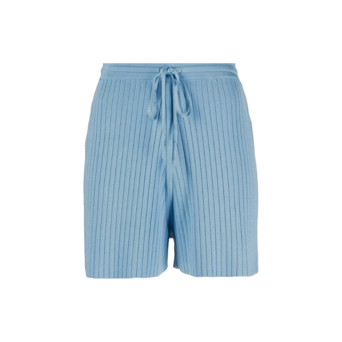 Nanushka Malena Ribbed Knit Drawstring Shorts