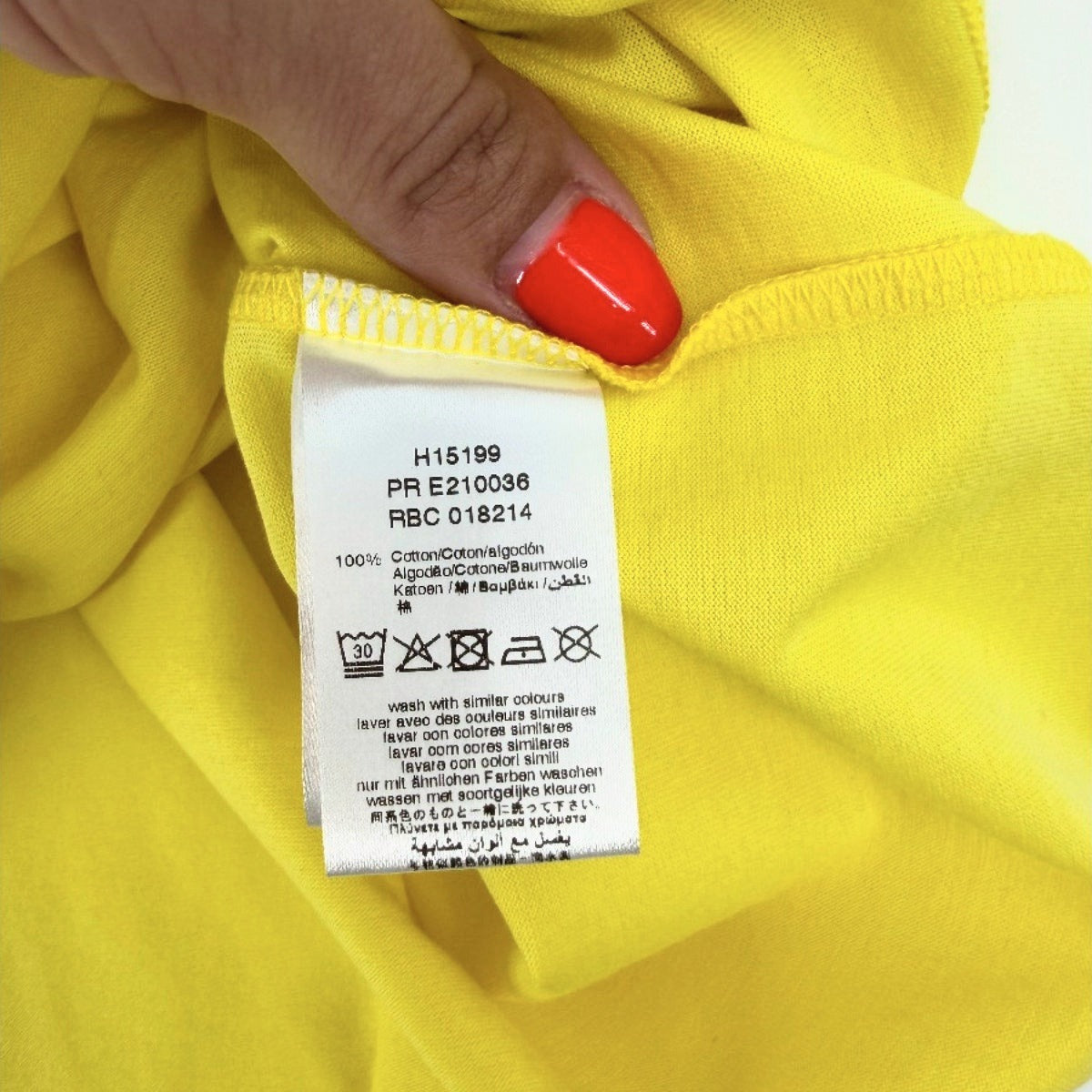 Givenchy Kids Yellow Logo Crew Neck Short Sleeve T-Shirt