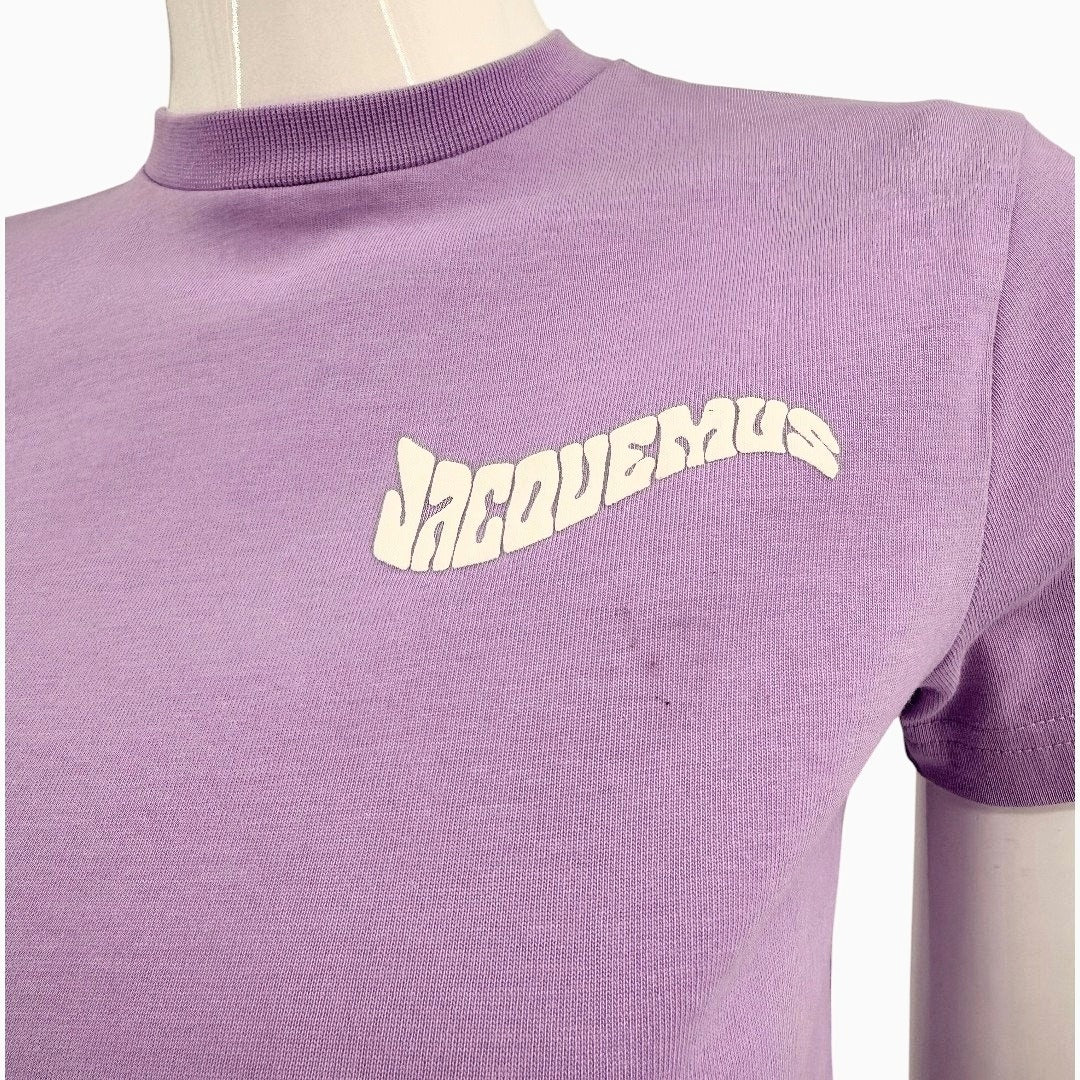 Jacquemus Cotton Camargue Logo Short Sleeve Tee