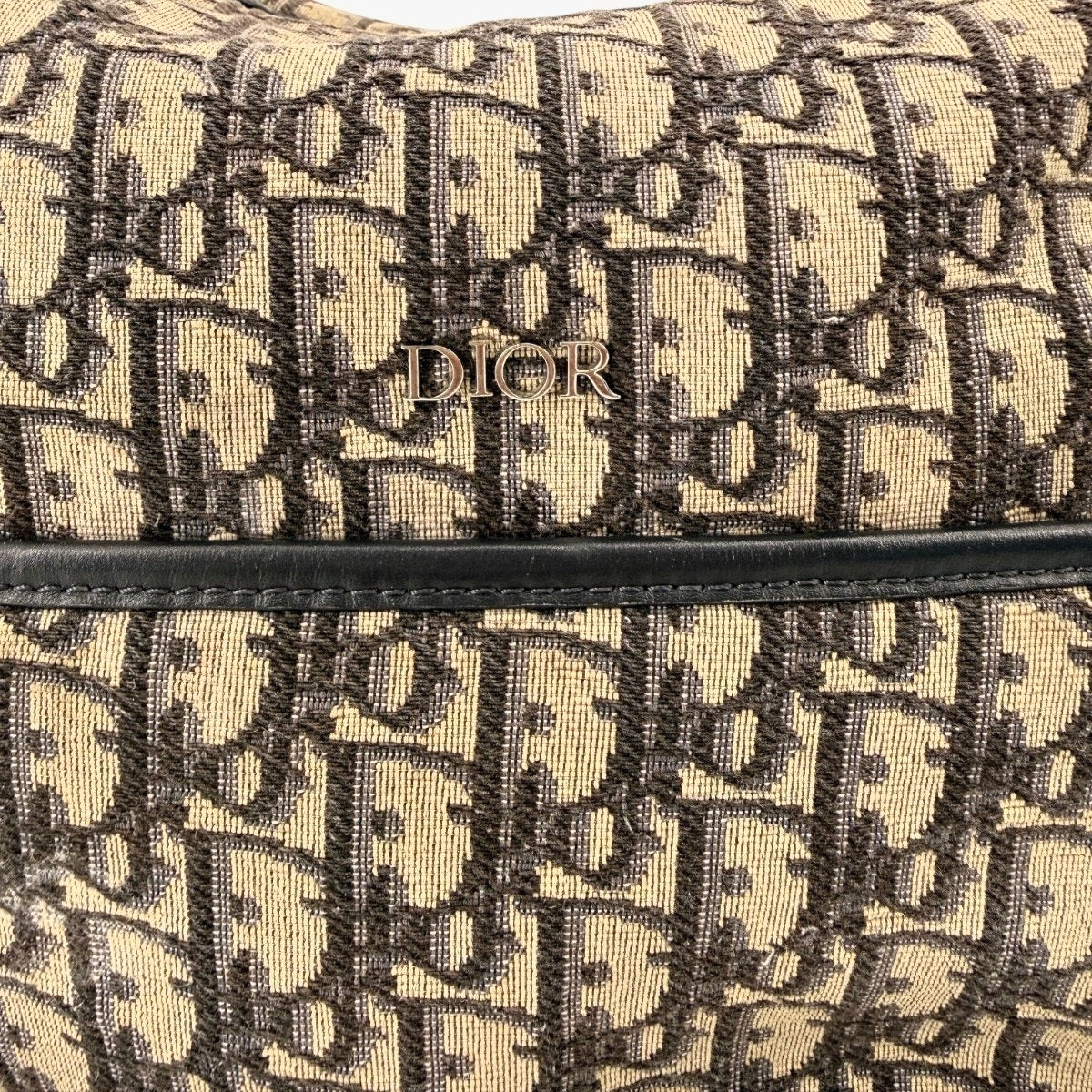Christian Dior Diorissimo Oblique Jacquard Canvas Diaper Shoulder Bag