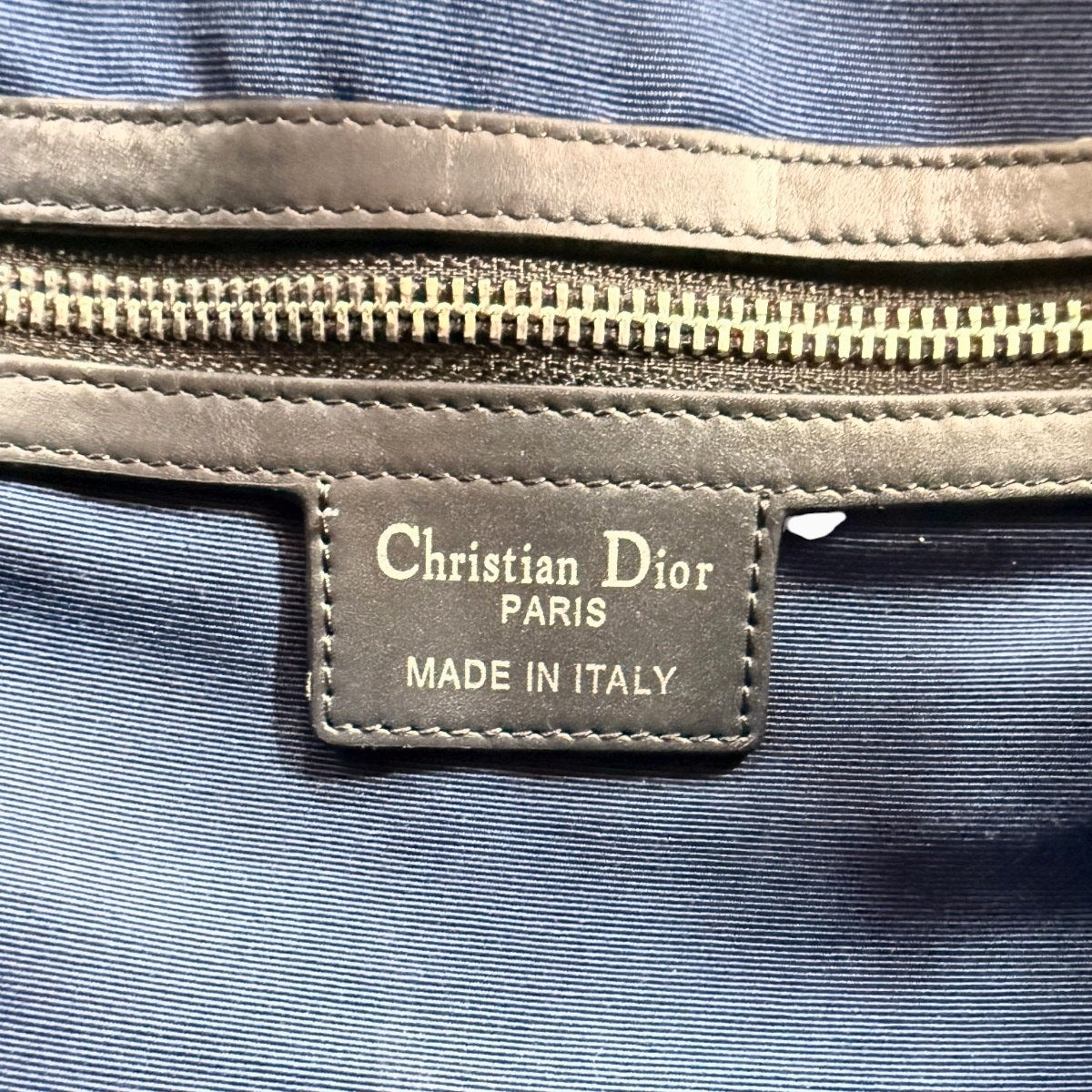 Christian Dior Diorissimo Oblique Jacquard Canvas Diaper Shoulder Bag