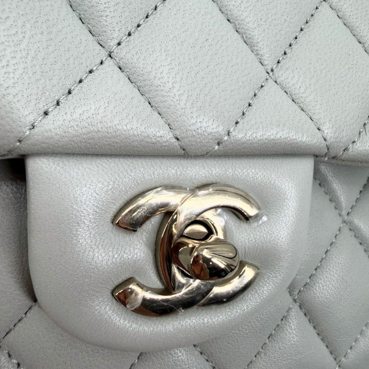 Chanel Lambskin Quilted Classic Double Flap Shoulder Bag