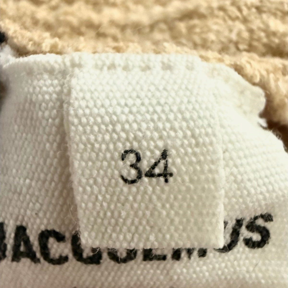 Jacquemus Cotton Blend Ribbed Open Front Cardigan
